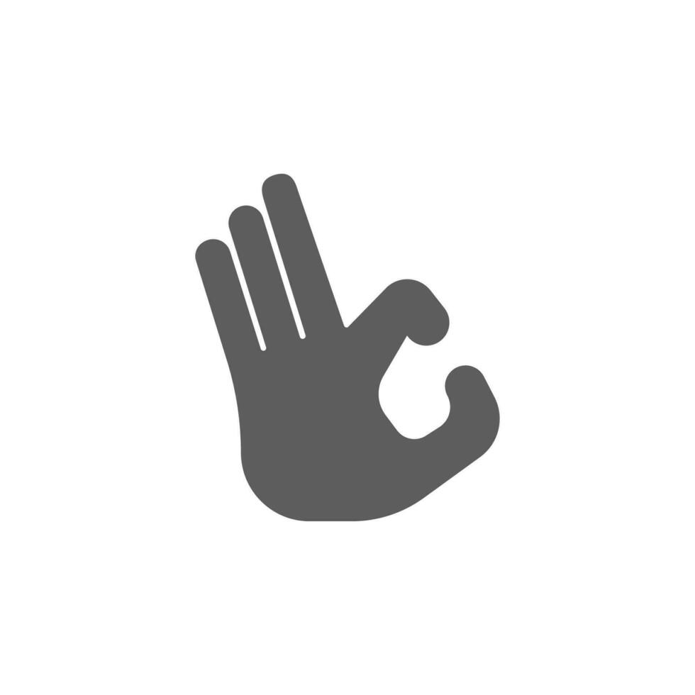 hand gesture vector icon illustration