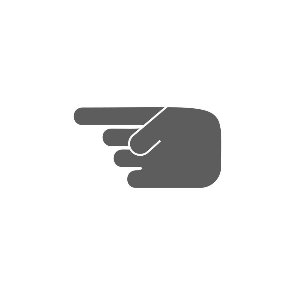 hand gesture vector icon illustration