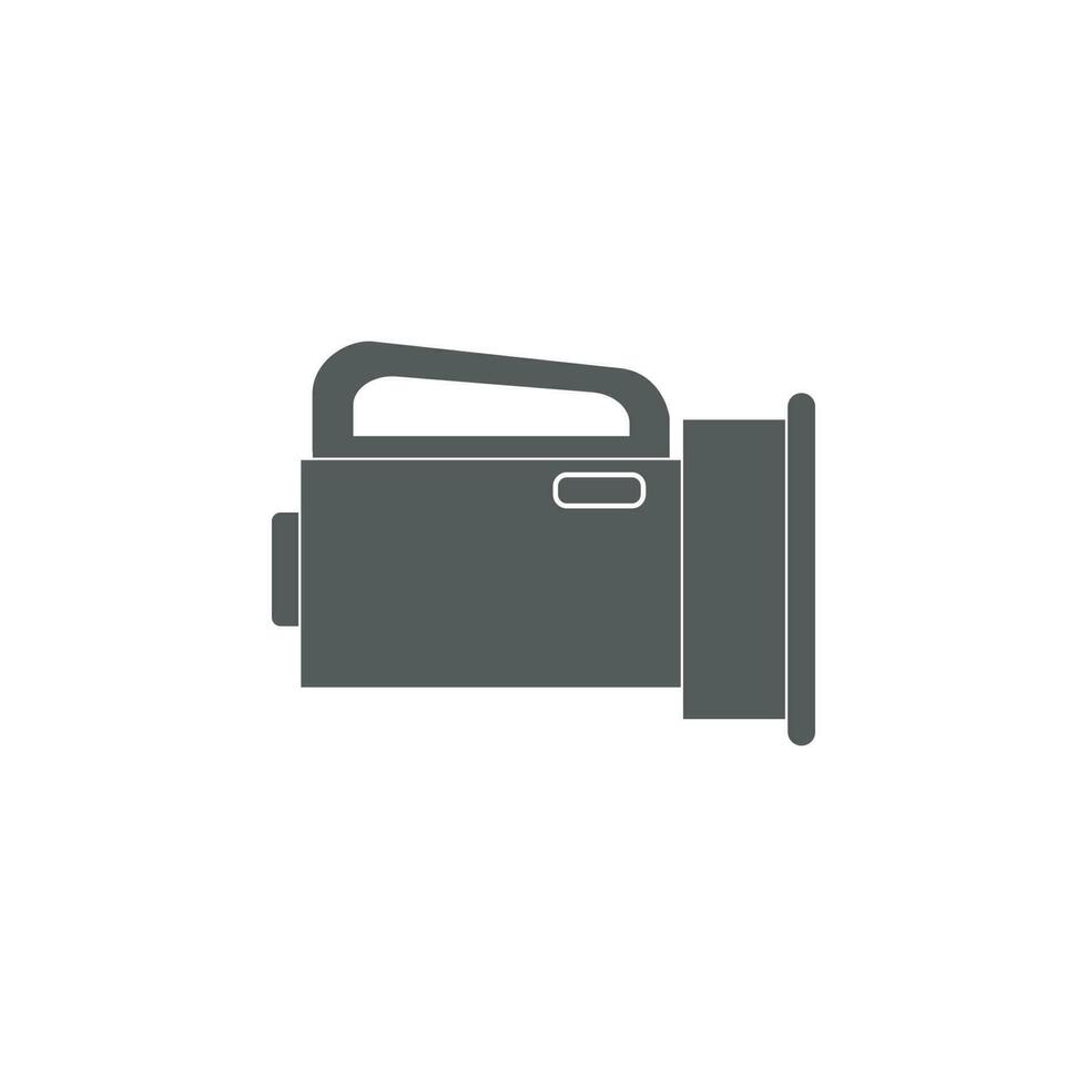 Flashlight vector icon illustration