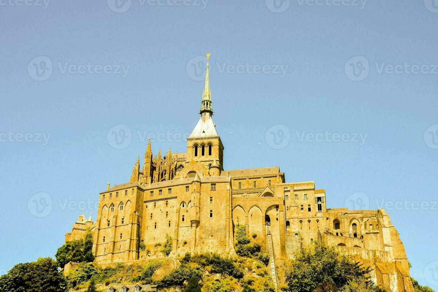 Le Mont Saint-Michel tidal island, Normandy, northern France photo