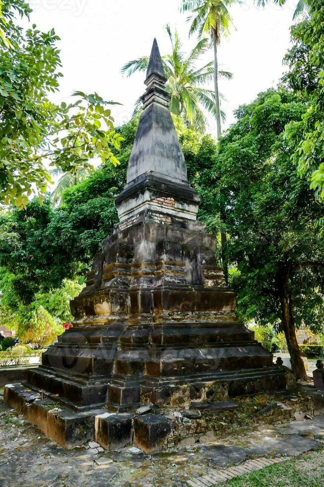 Ancient temple in Thailand photo