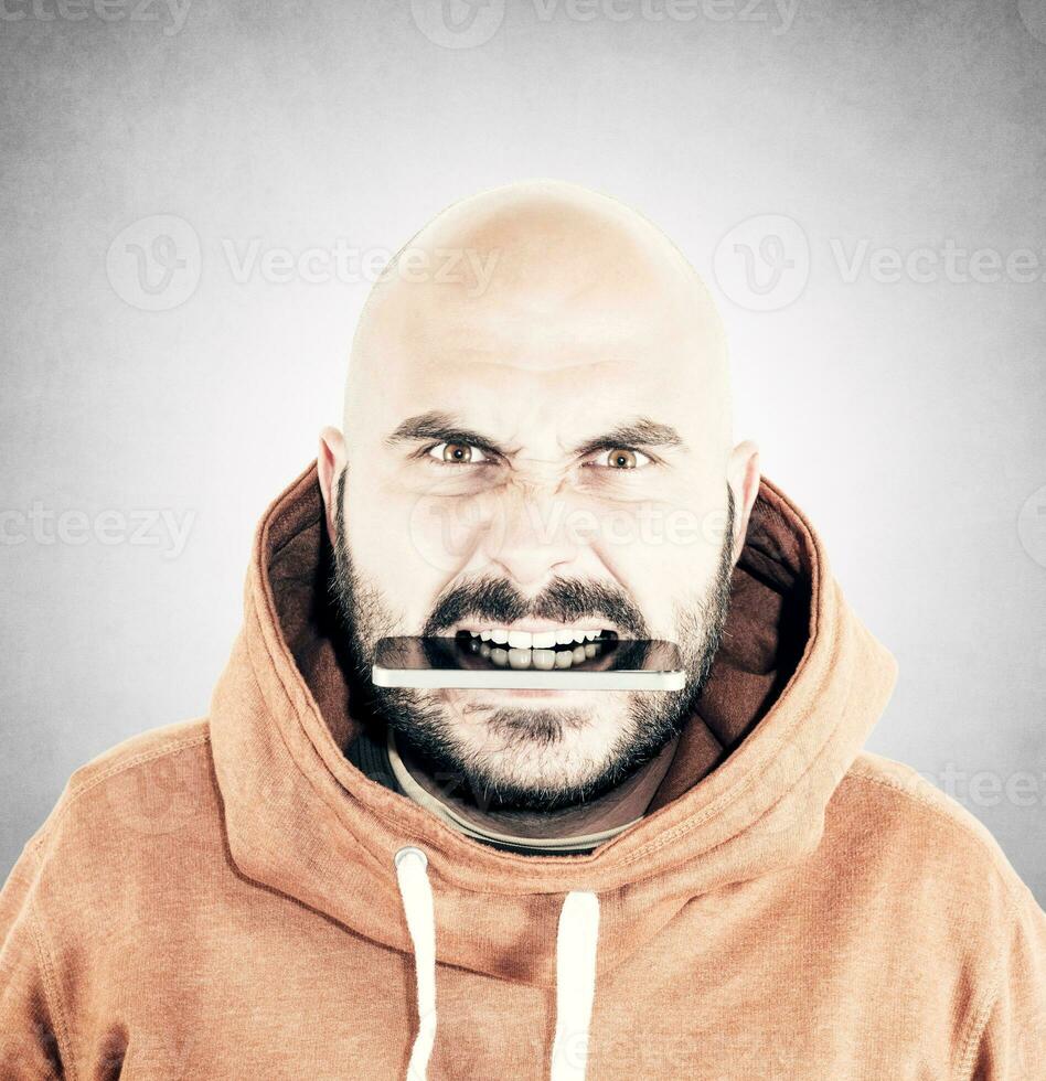 portrait of the young man photo