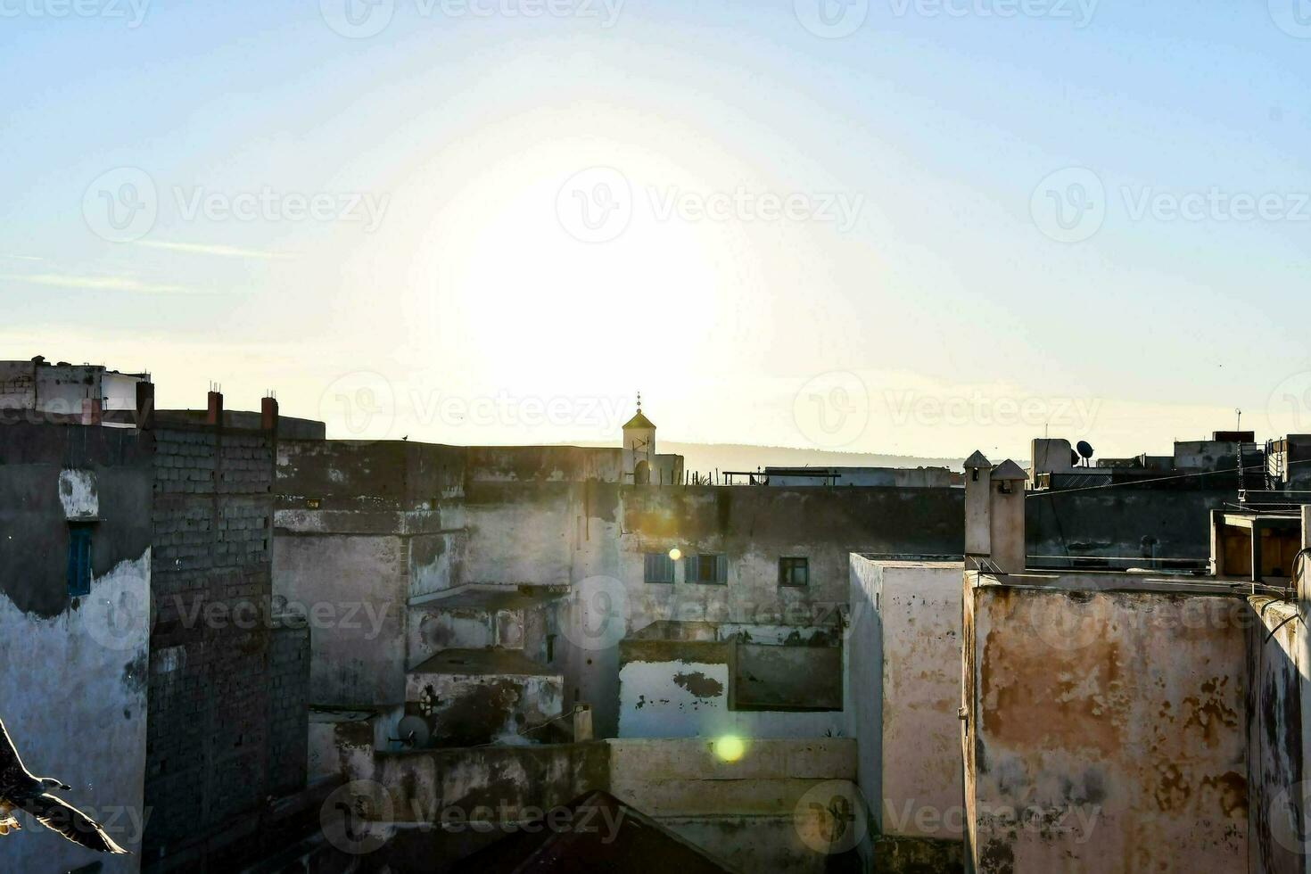 Buildings in the city photo