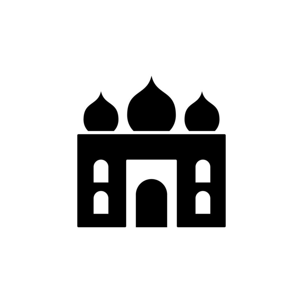 mezquita vector icono ilustración