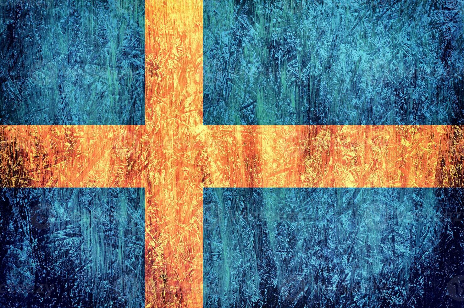 Swedish flag background photo