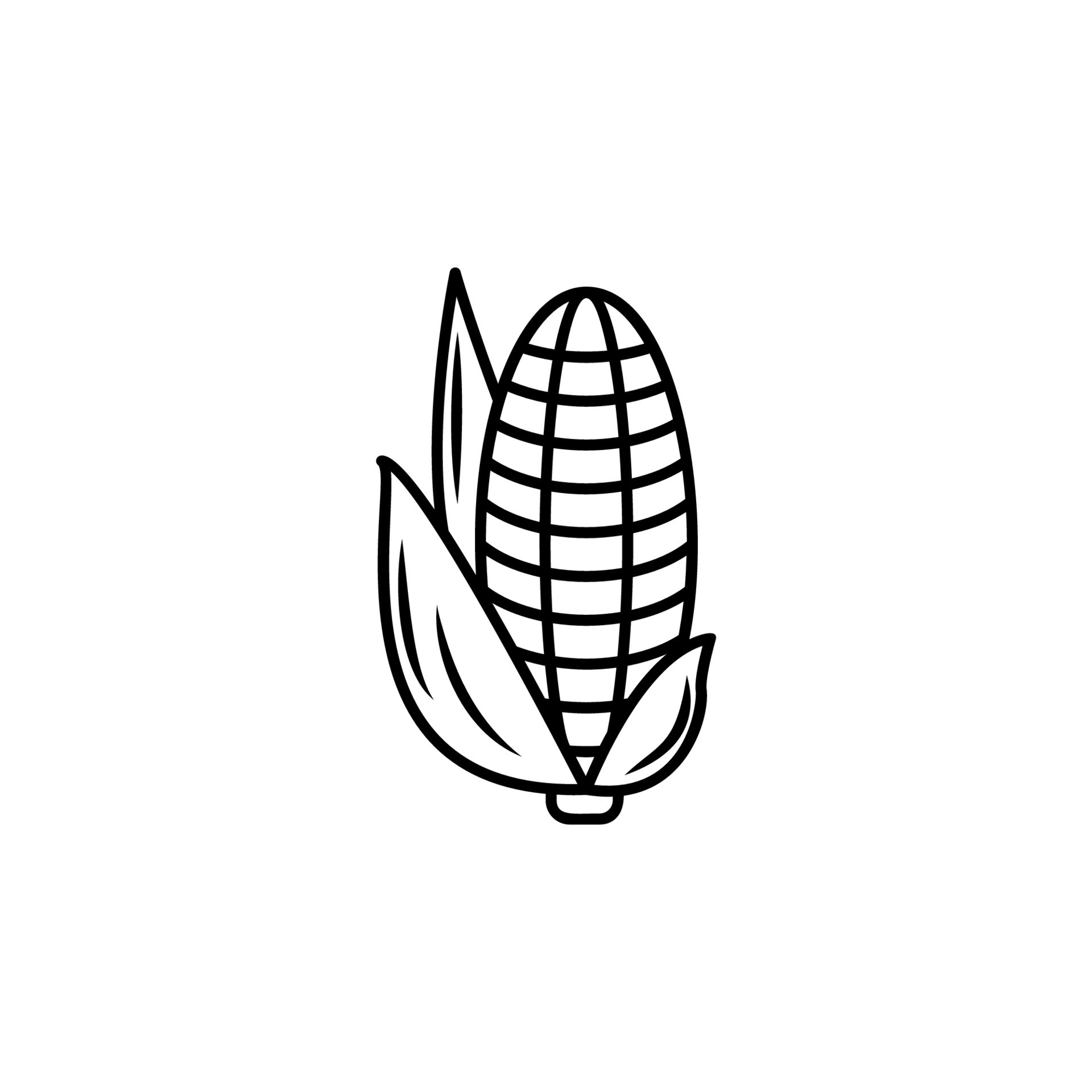 Corn line vector icon illustration 23277545 Vector Art at Vecteezy