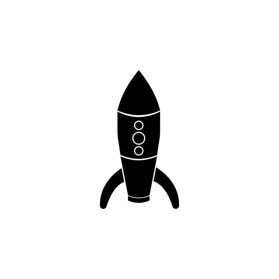 spacecraft toy vector icon illustration