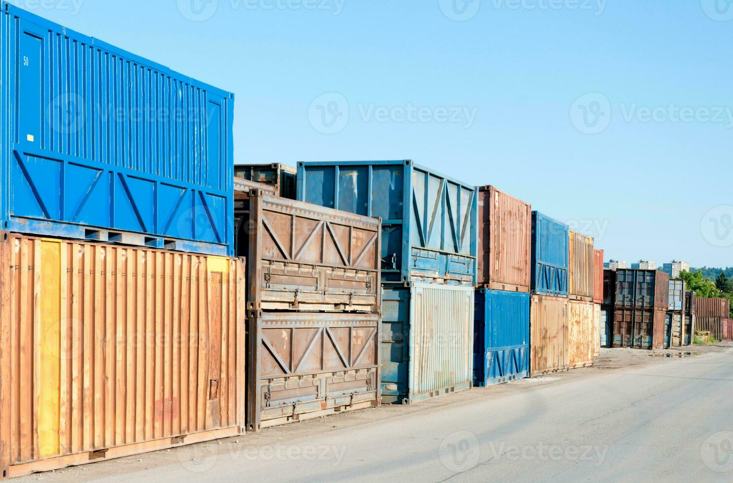 Old Containers view photo