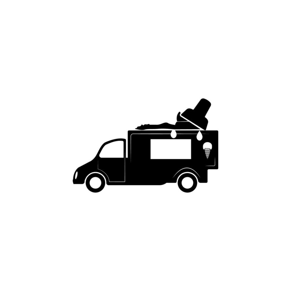 ice cream sales machine vector icon illustration