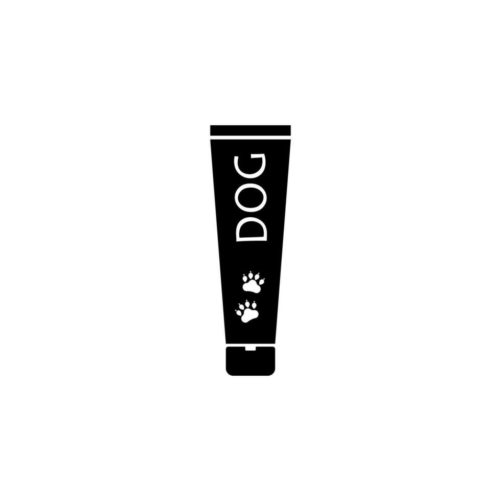 dog shampoo vector icon illustration