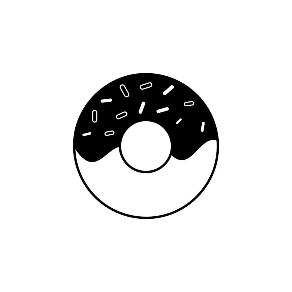 rosquilla vector icono ilustración