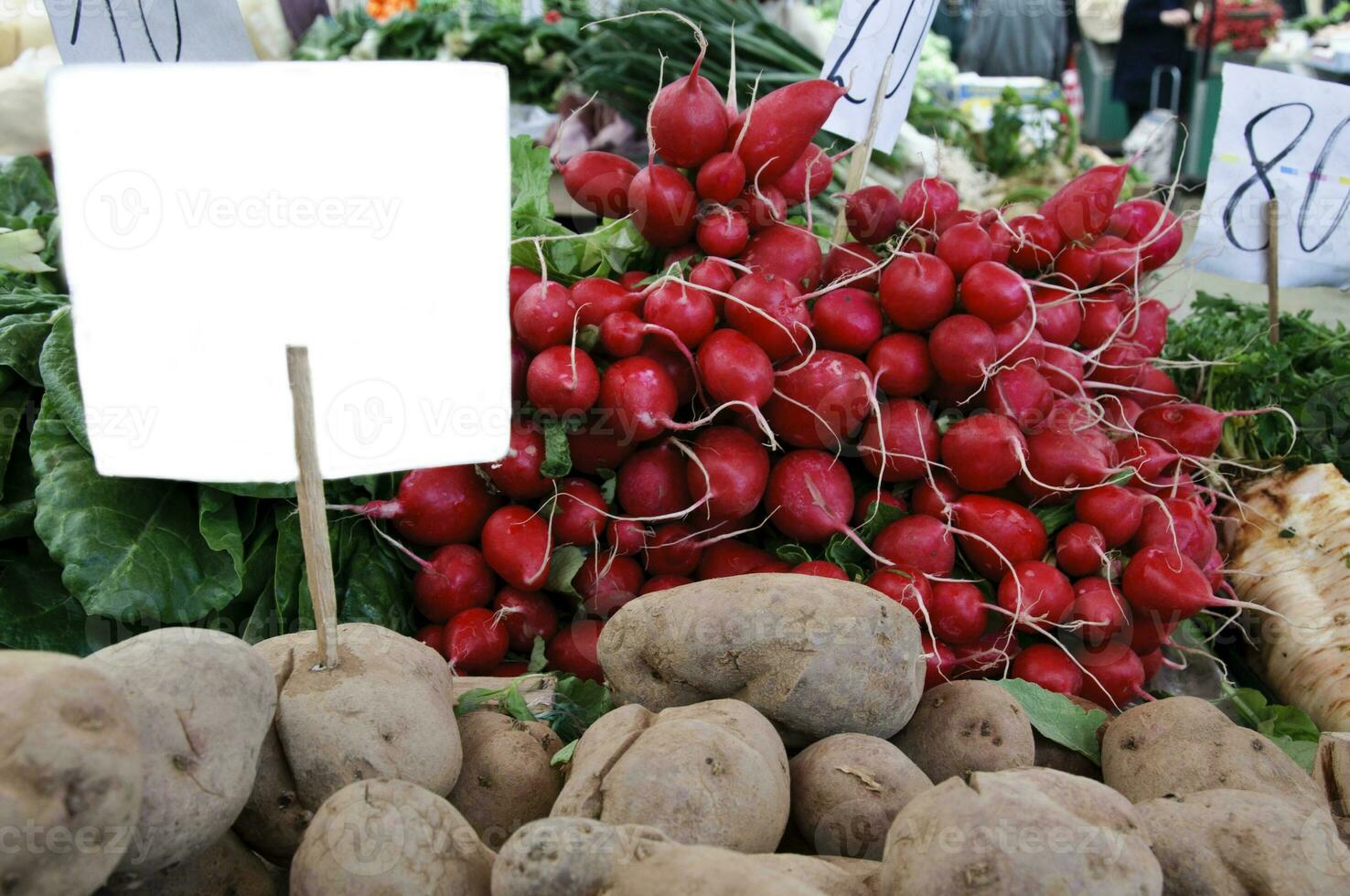 Vegetables market view photo