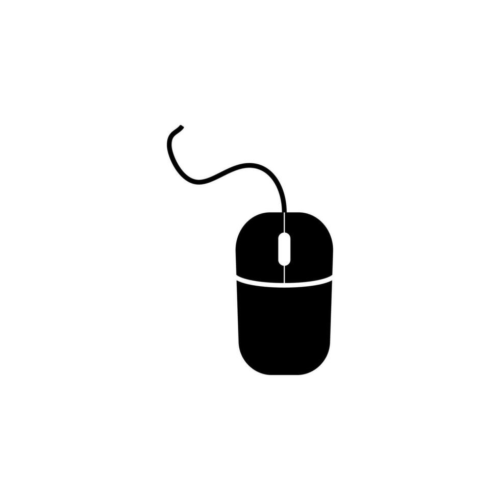 Computer Mouse vector icon illustration