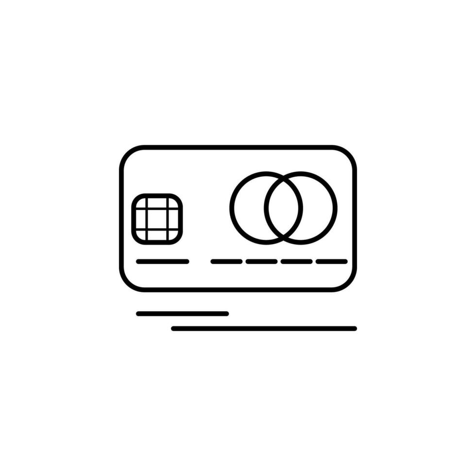 bank card vector icon illustration