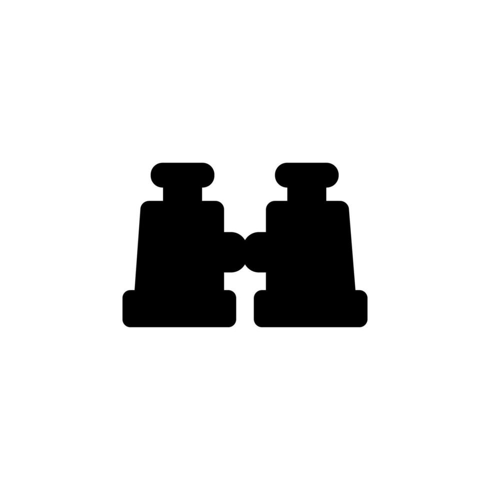 Illustration of binoculars vector icon illustration