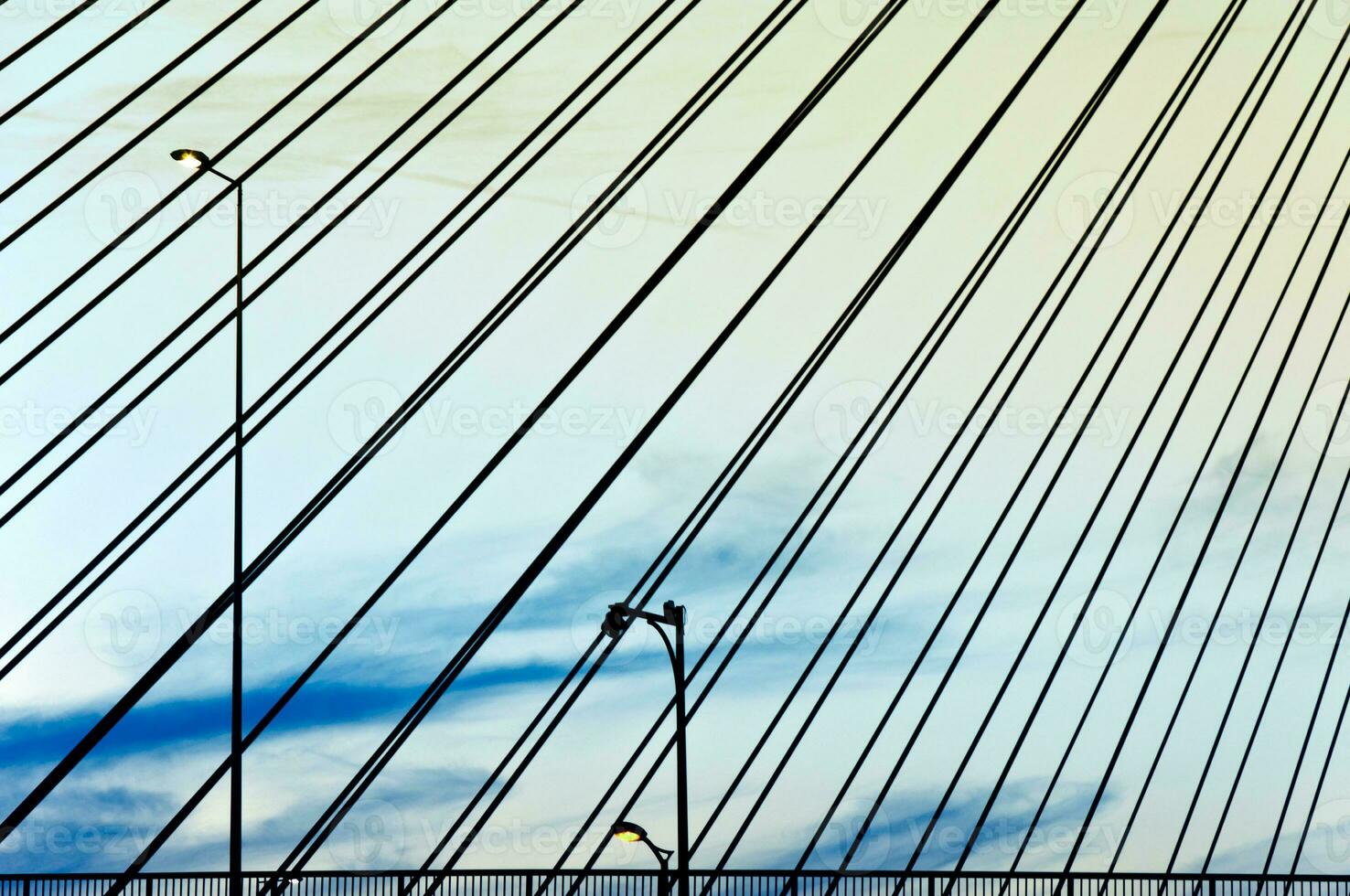 Line sunset landscape photo