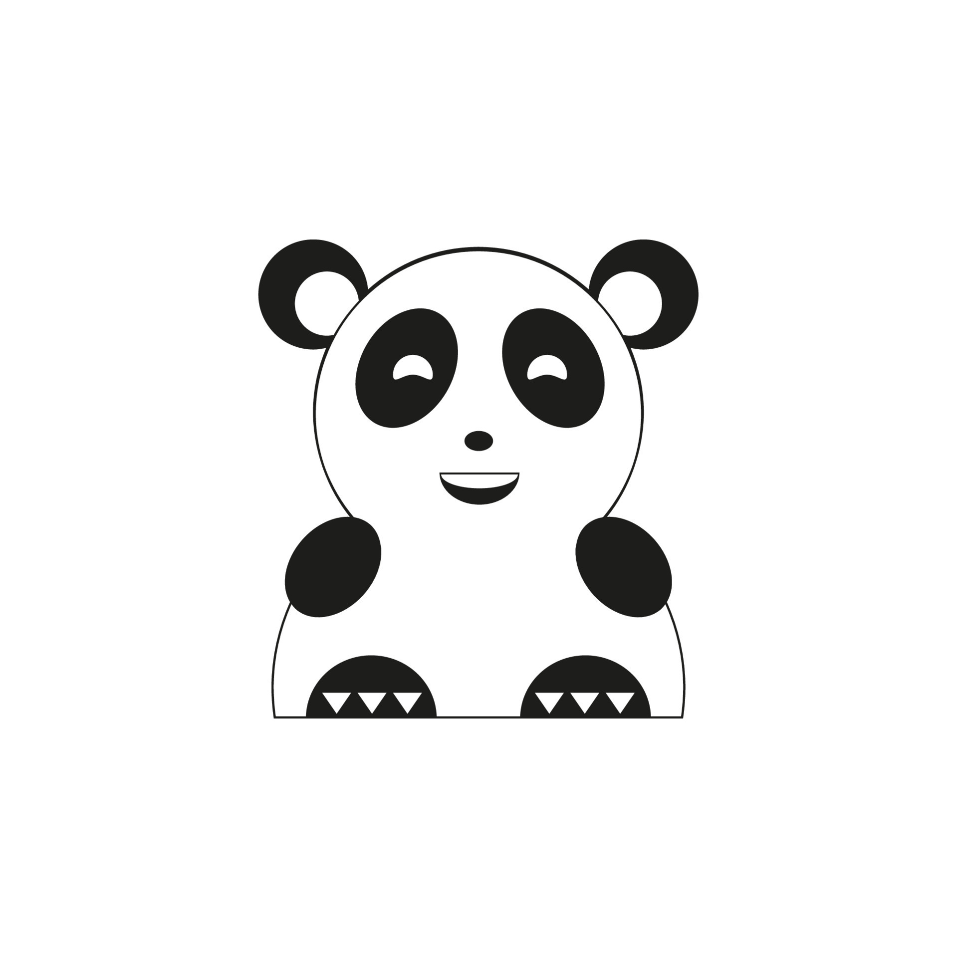 panda vector icon illustration 23279362 Vector Art at Vecteezy