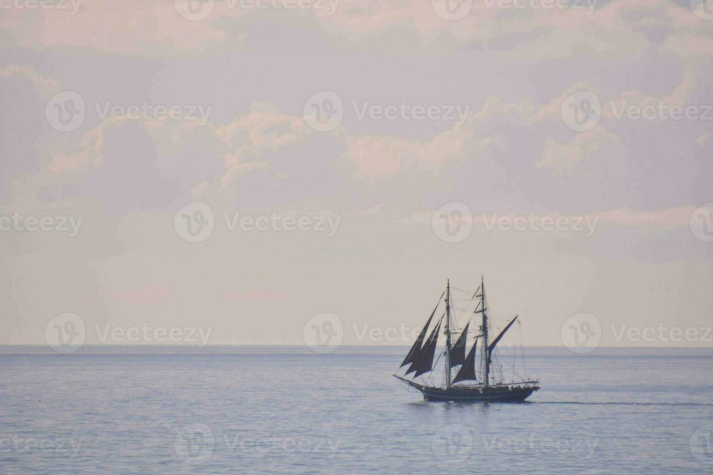 A ship at sea photo