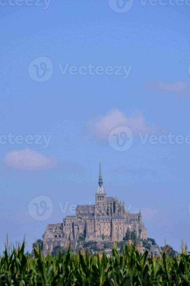 Le Mont Saint-Michel tidal island, Normandy, northern Franc photo