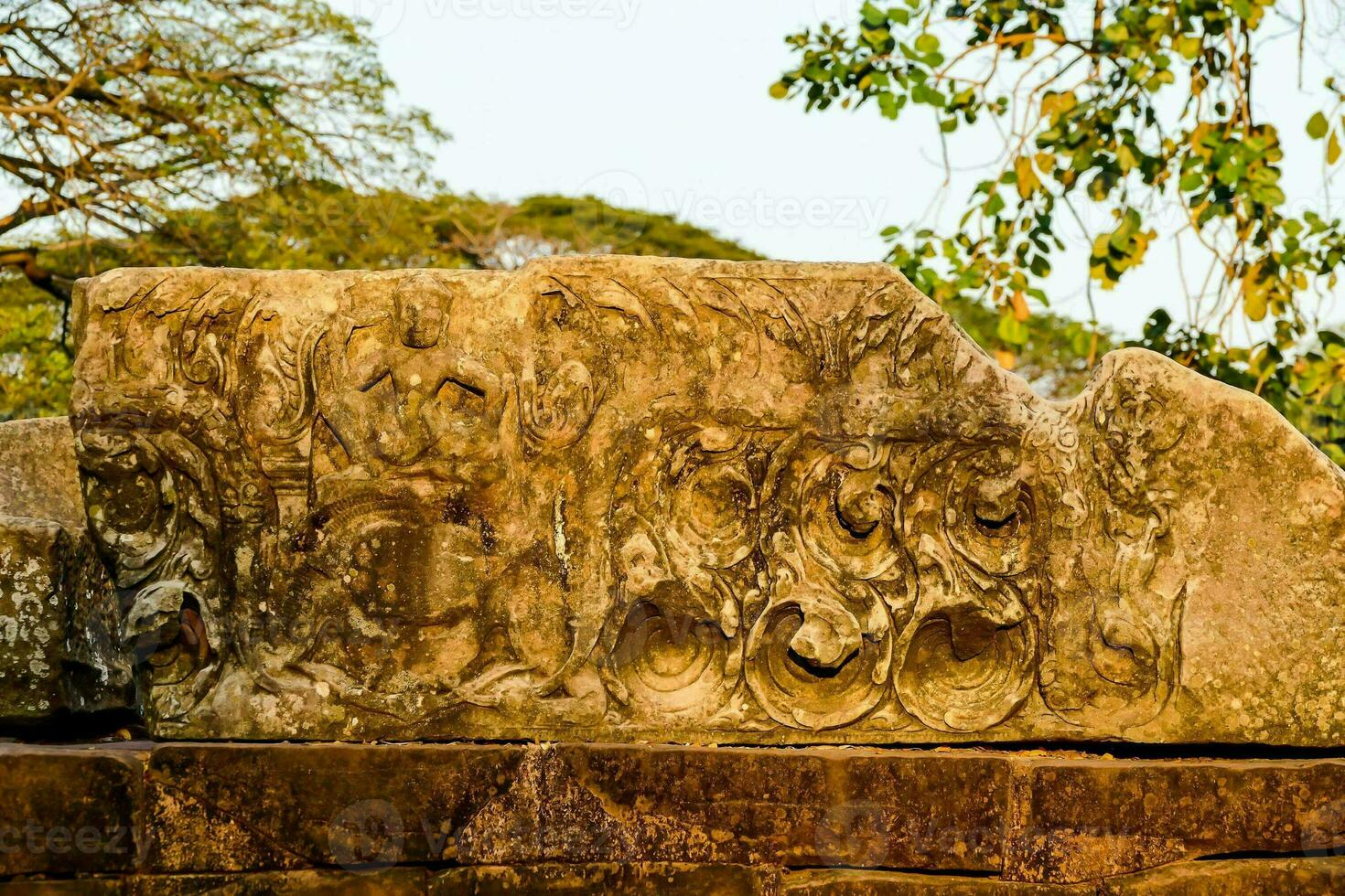 An ancient temple in Thailand photo