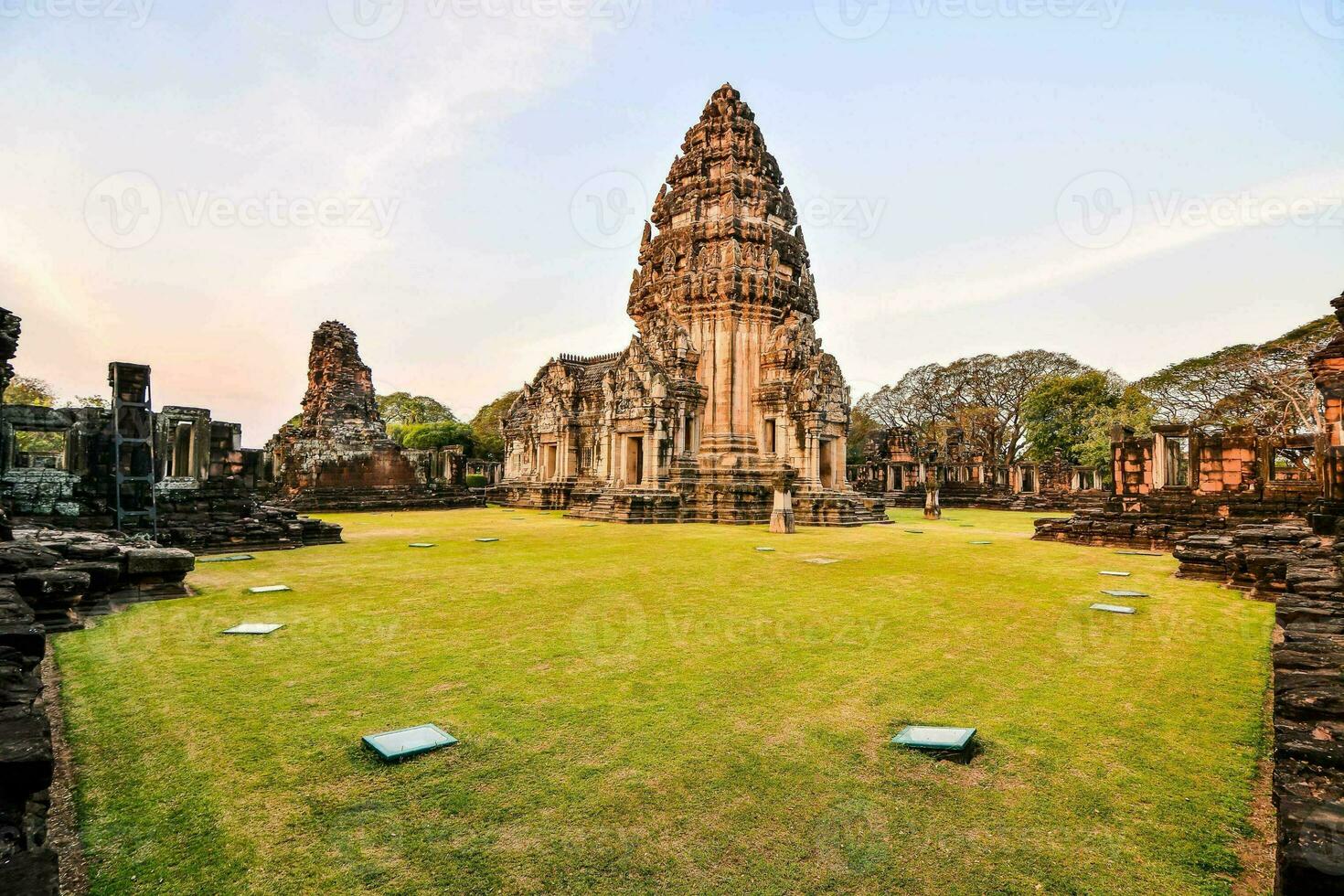 Ancient temple in Thailand photo