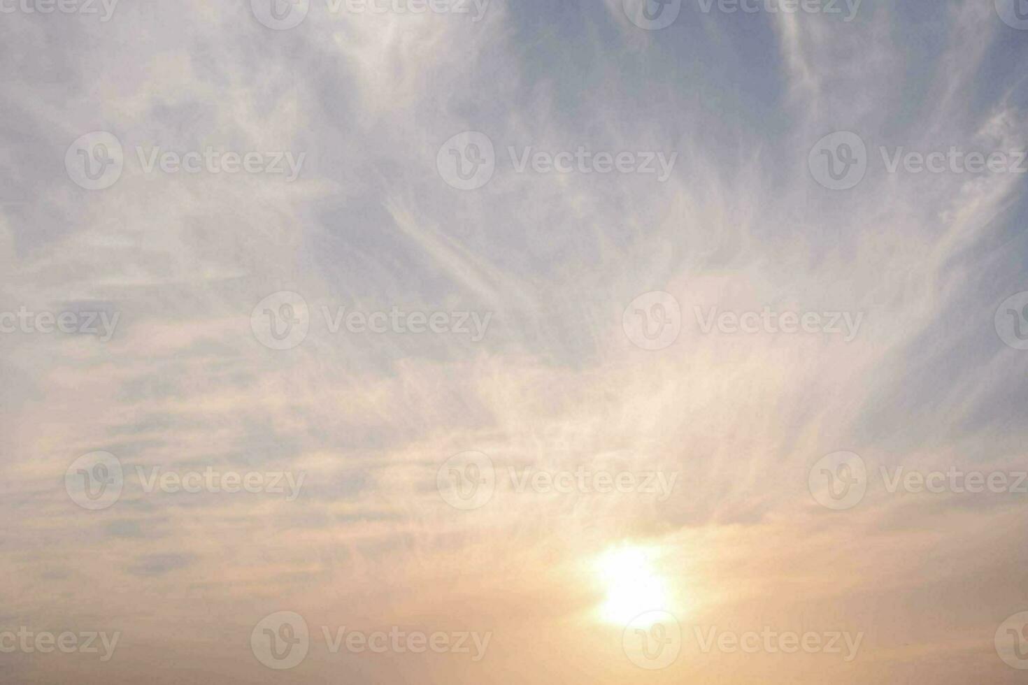 Sky with clouds photo