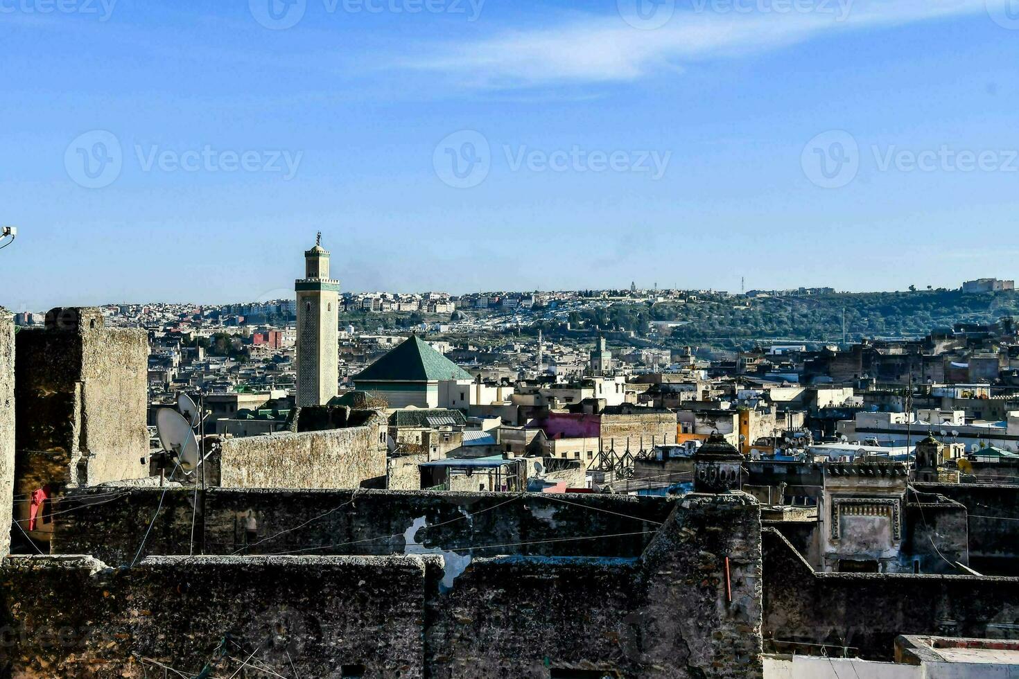 Buildings in the city photo