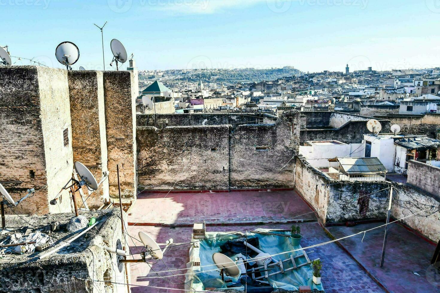 Buildings in the city photo