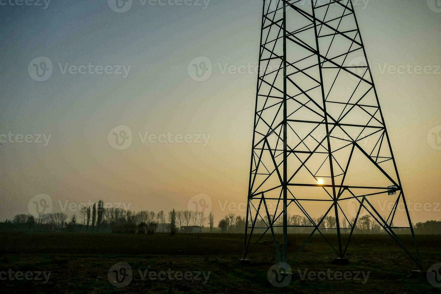 Detail of an electricity pole photo