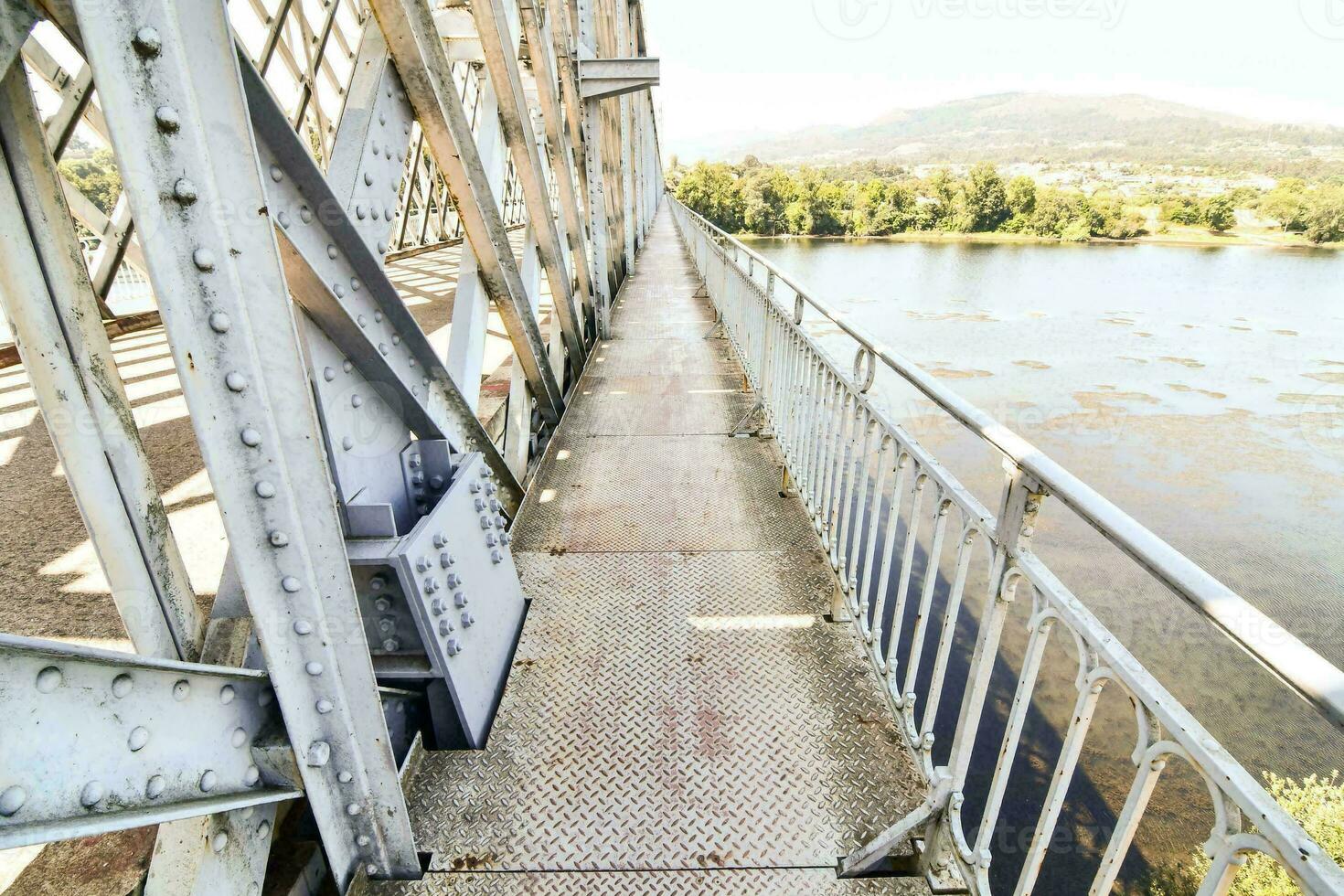 A bridge over the river photo