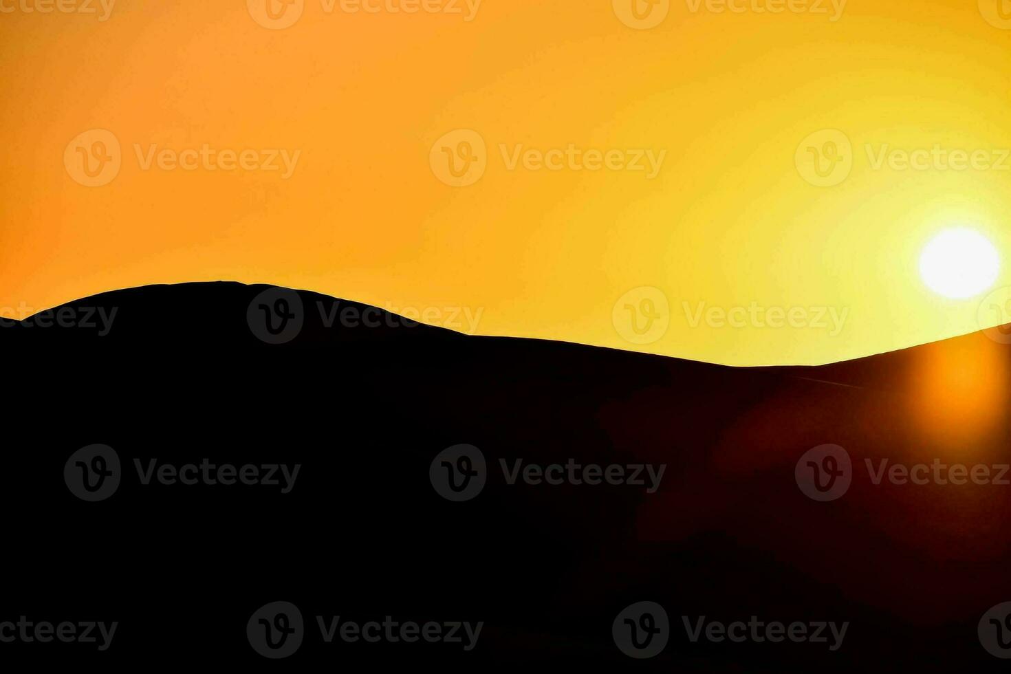 Scenic sunset view photo
