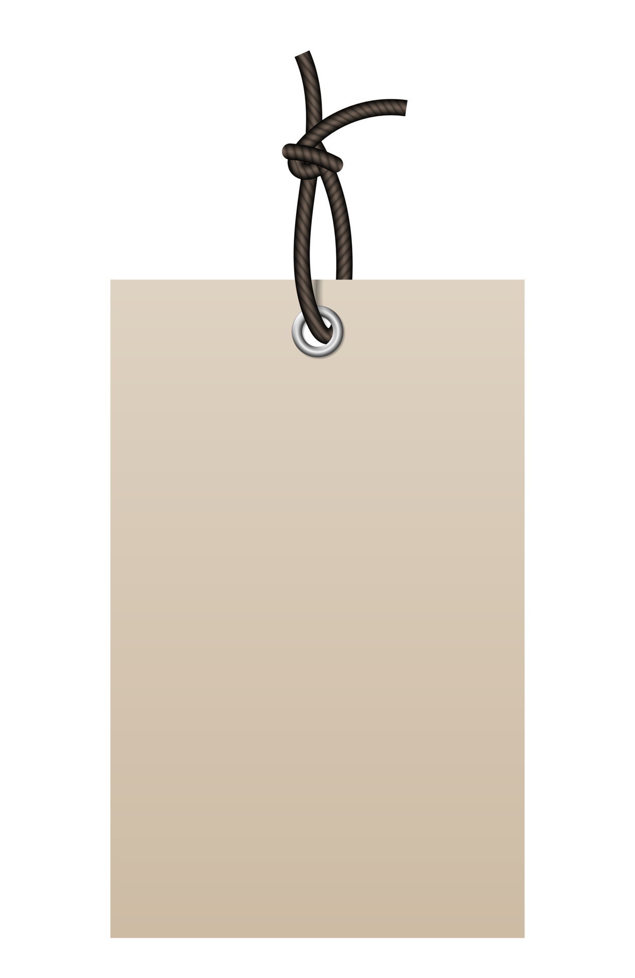 Blank tag label mockup 23280722 PNG