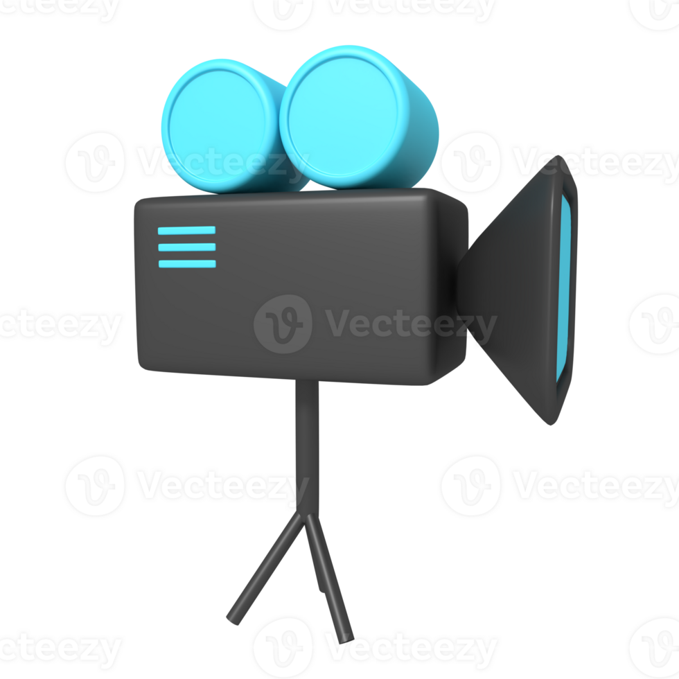 3d icon of video shotting png