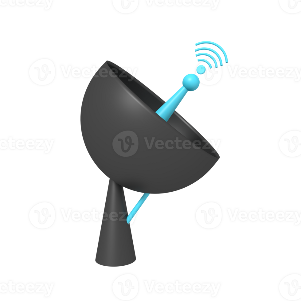 3d icon of internet center transmission png