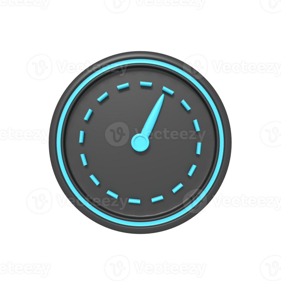 icon deadline a clock of rendering 3d png