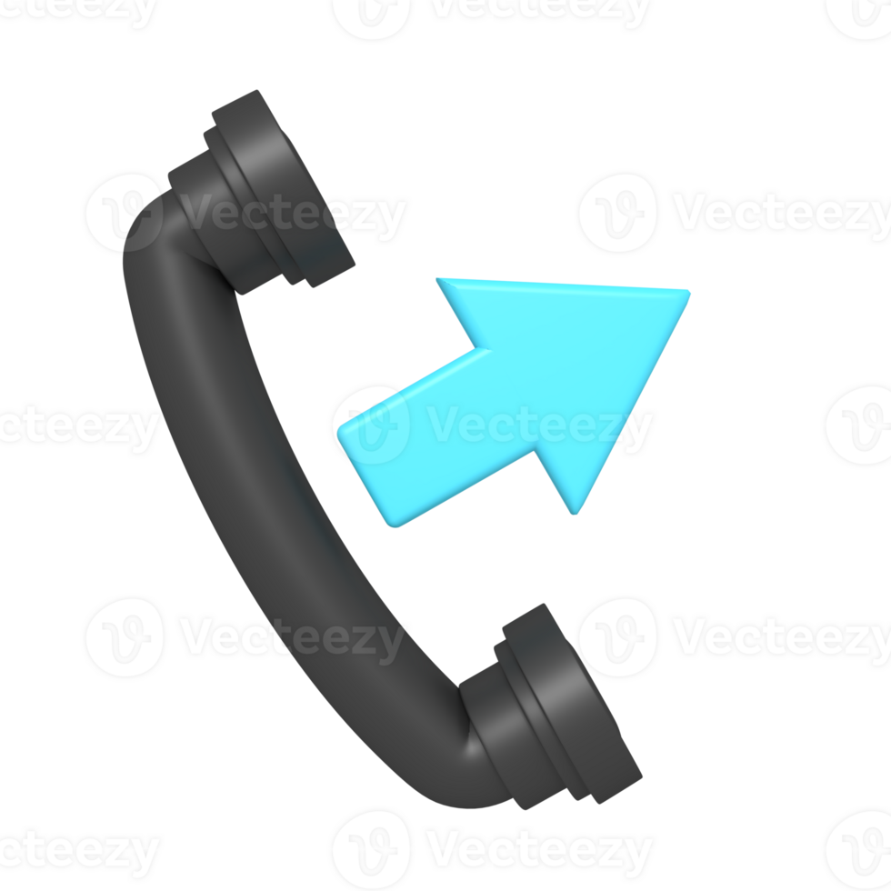 3d icon of call out png