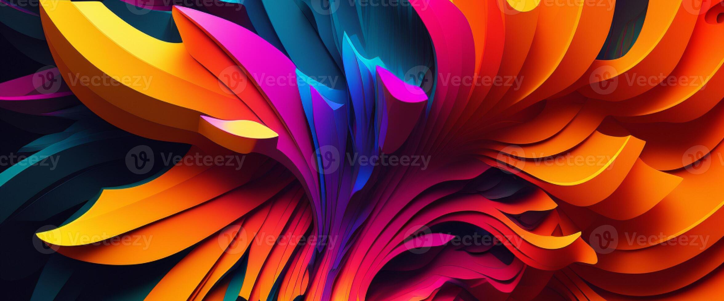 Abstract shape background, geometric colorful backdrop. photo