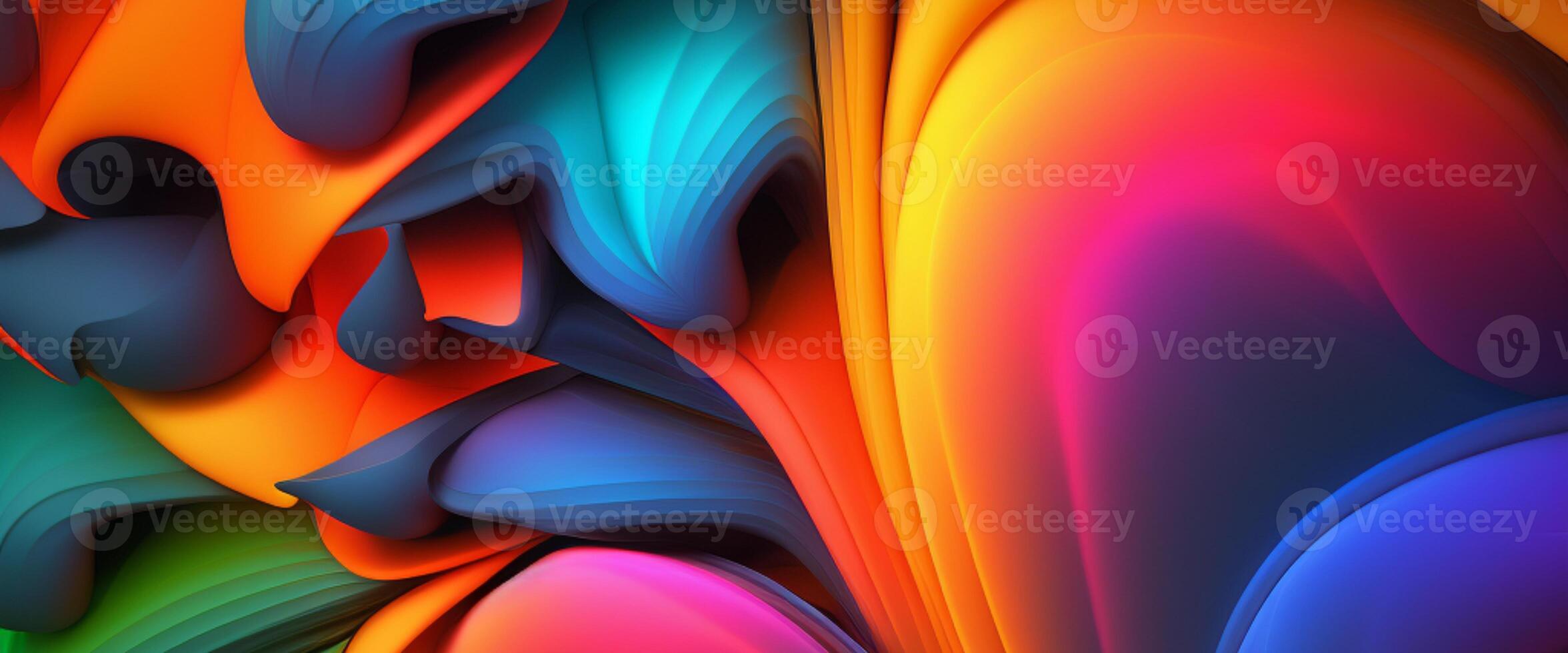 Abstract shape background, geometric colorful backdrop. photo