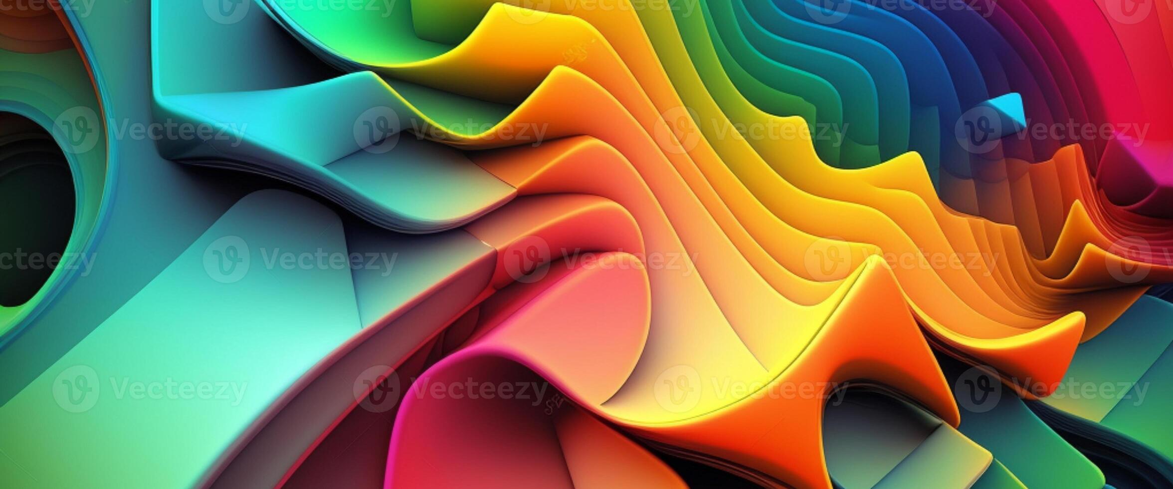 Abstract shape background, geometric colorful backdrop. photo