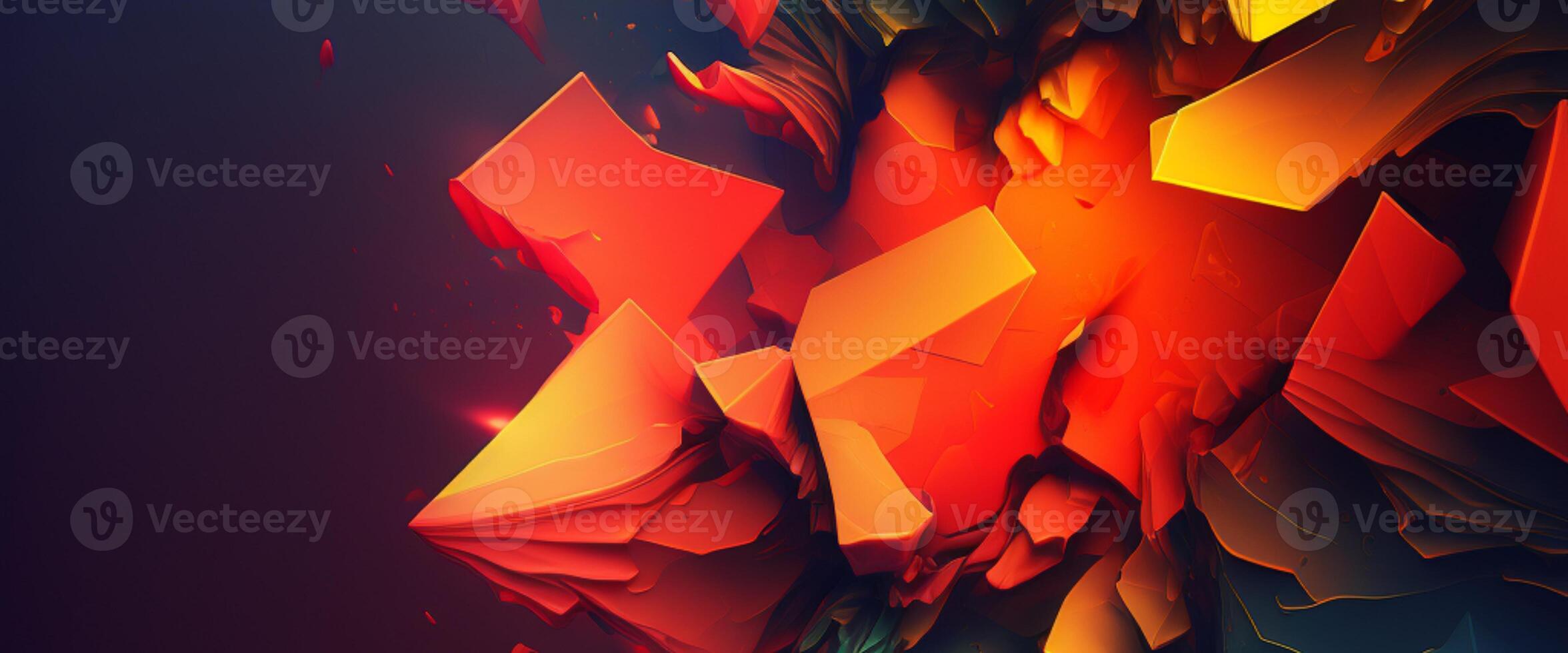 Abstract shape background, geometric colorful backdrop. photo