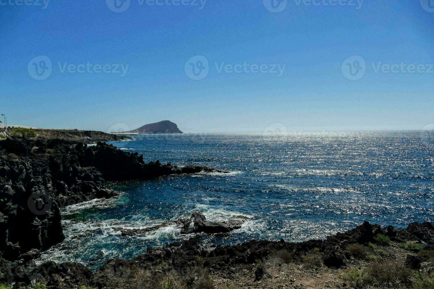 Scenic view of the shore photo