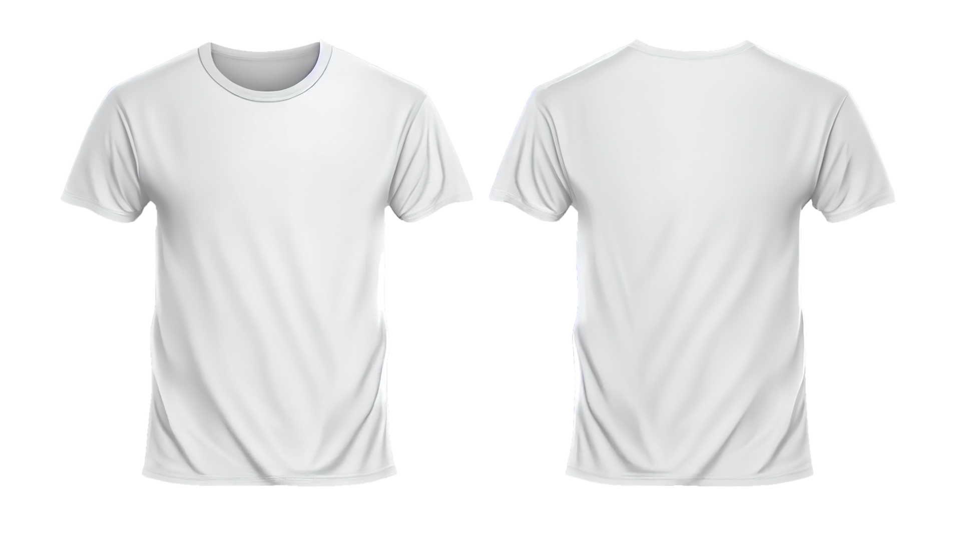 T-Shirt Short Sleeve Men print mockup, 3d render, Front and back, copy ...