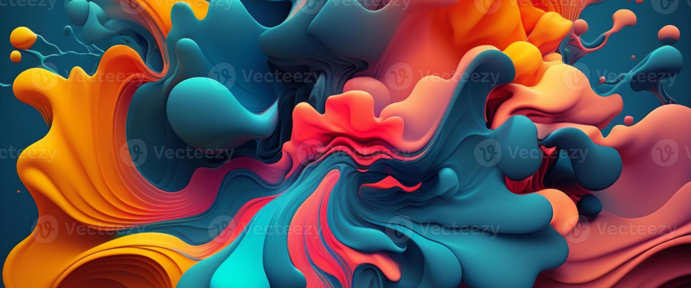 Abstract shape background, geometric colorful backdrop. photo
