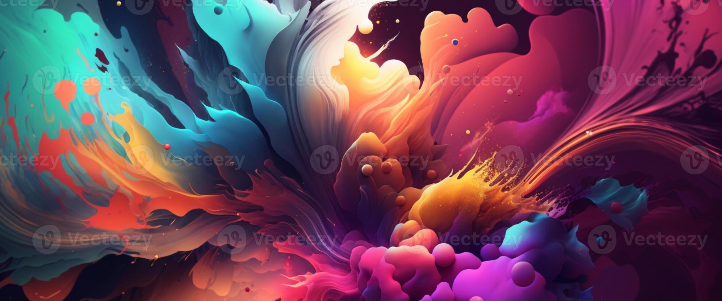 Abstract shape background, geometric colorful backdrop. photo