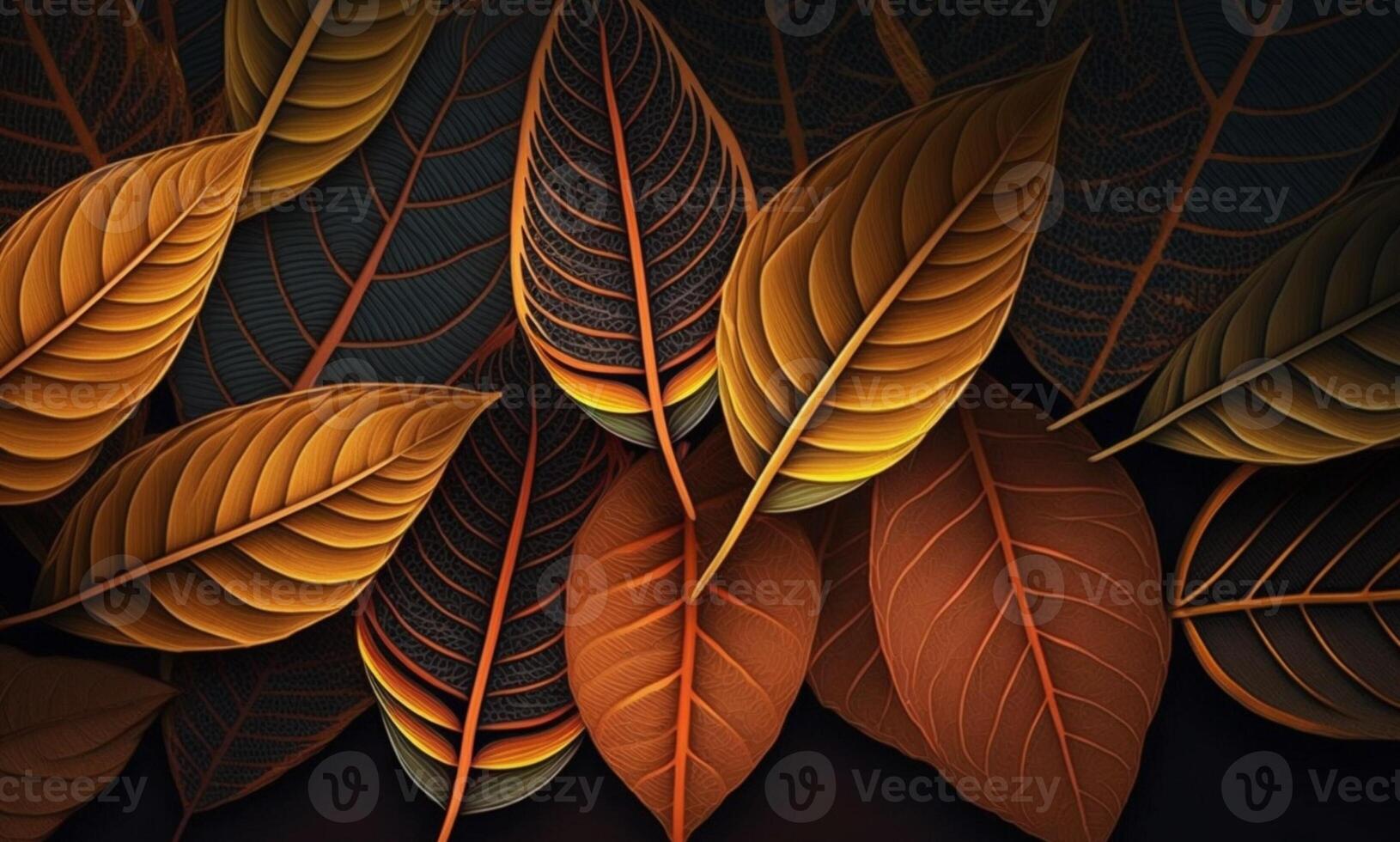 colorful leaves abstract background. photo