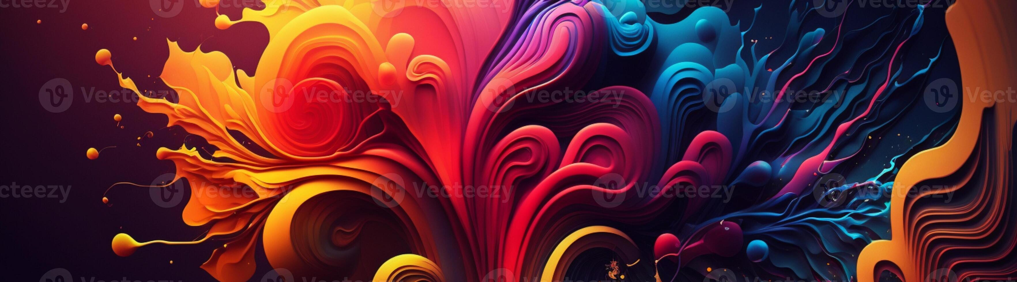 Abstract shape background, geometric colorful backdrop. photo