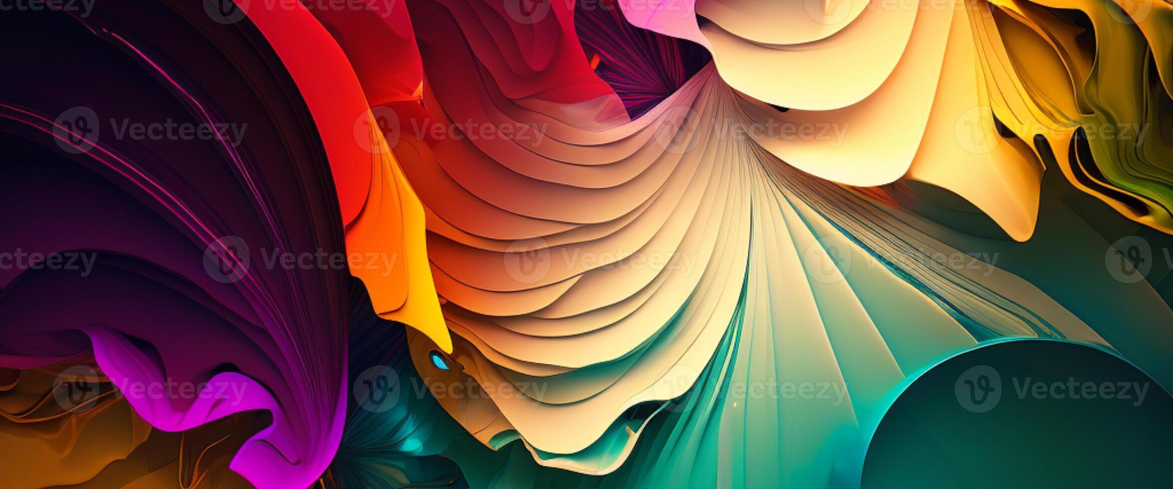 Abstract shape background, geometric colorful backdrop. photo