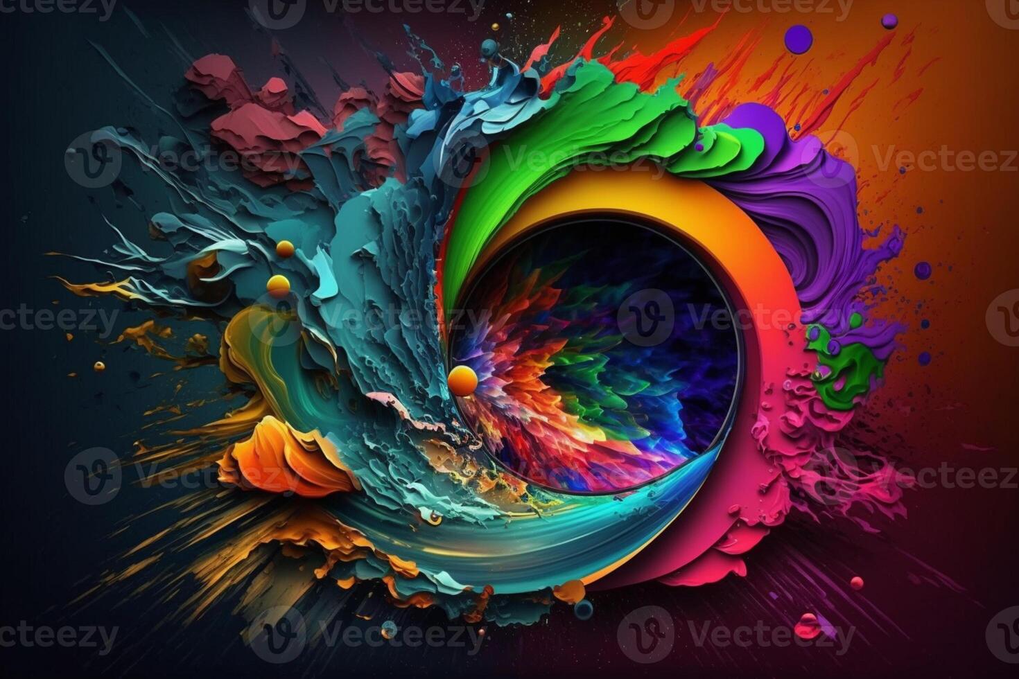 Abstract shape background, geometric colorful backdrop. photo