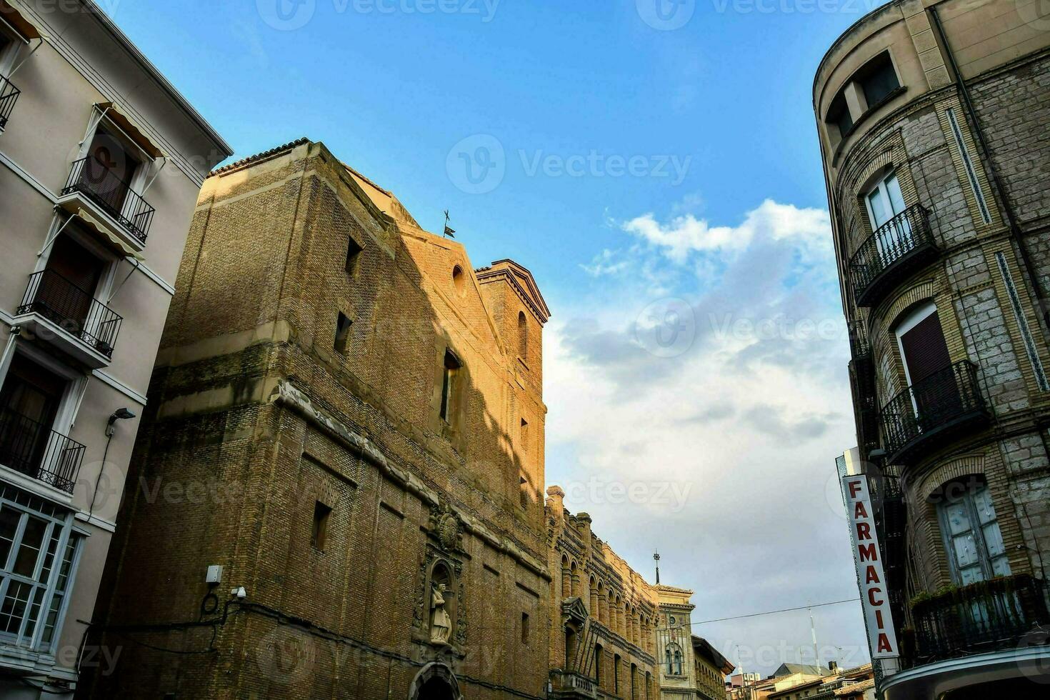 Buildings in the city photo