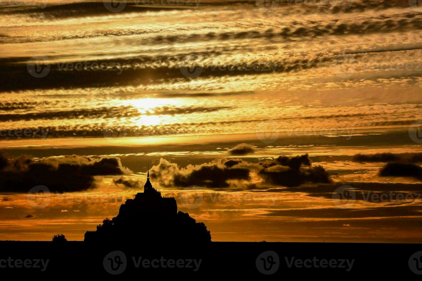 Le Mont Saint-Michel tidal island, Normandy, northern France photo